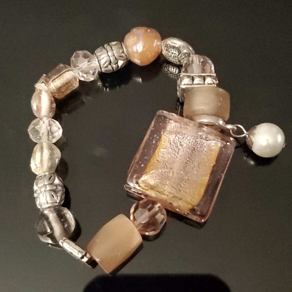 Gem Stone Beaded Bracelt